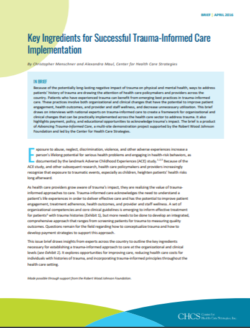 Key Ingredients for Successful Trauma-Informed Care Implementation ...