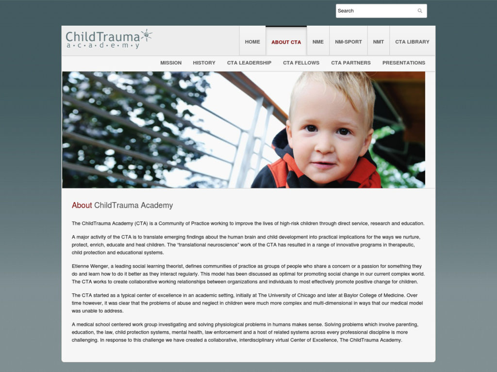 Child Trauma Academy - Trauma-Informed Care Implementation Resource ...